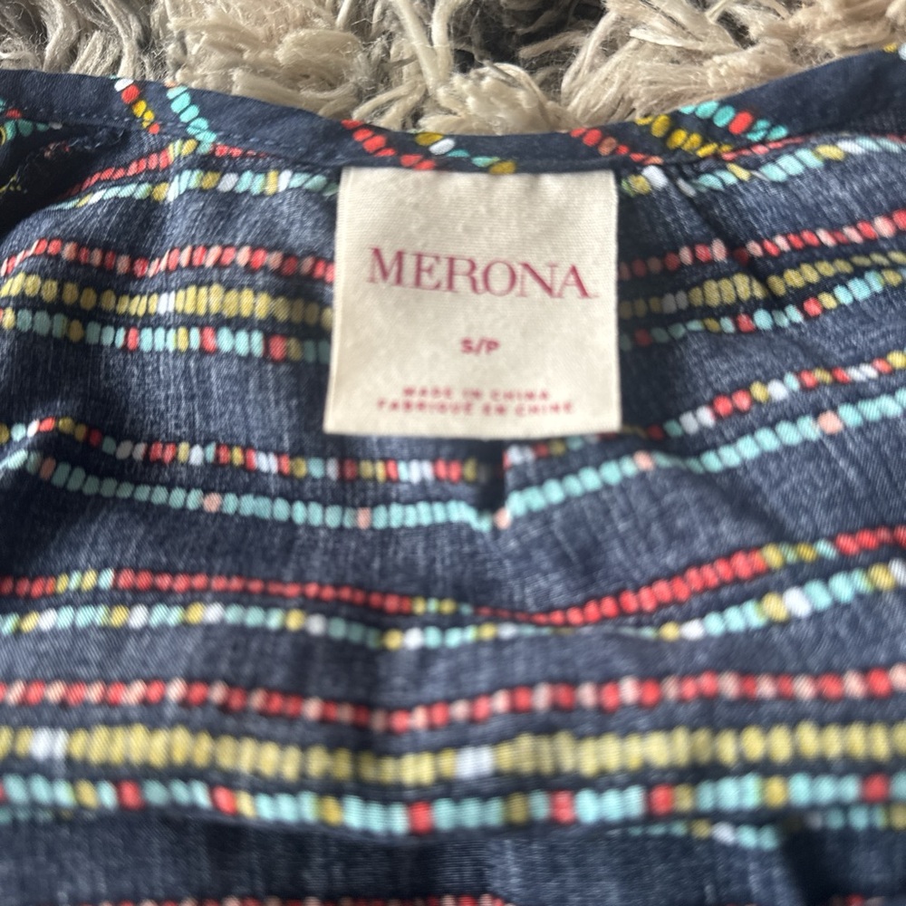 Merona Multicolor Striped Garment